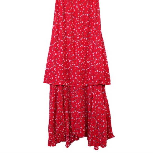 Cleobella Red Maxi Dress - Picture 10 of 11